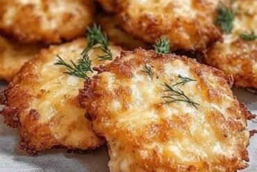 Cheesy Chicken Fritters Recipe