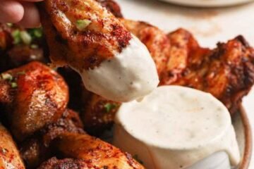 Baked chicken wings