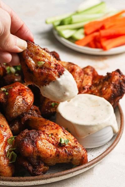 Baked chicken wings