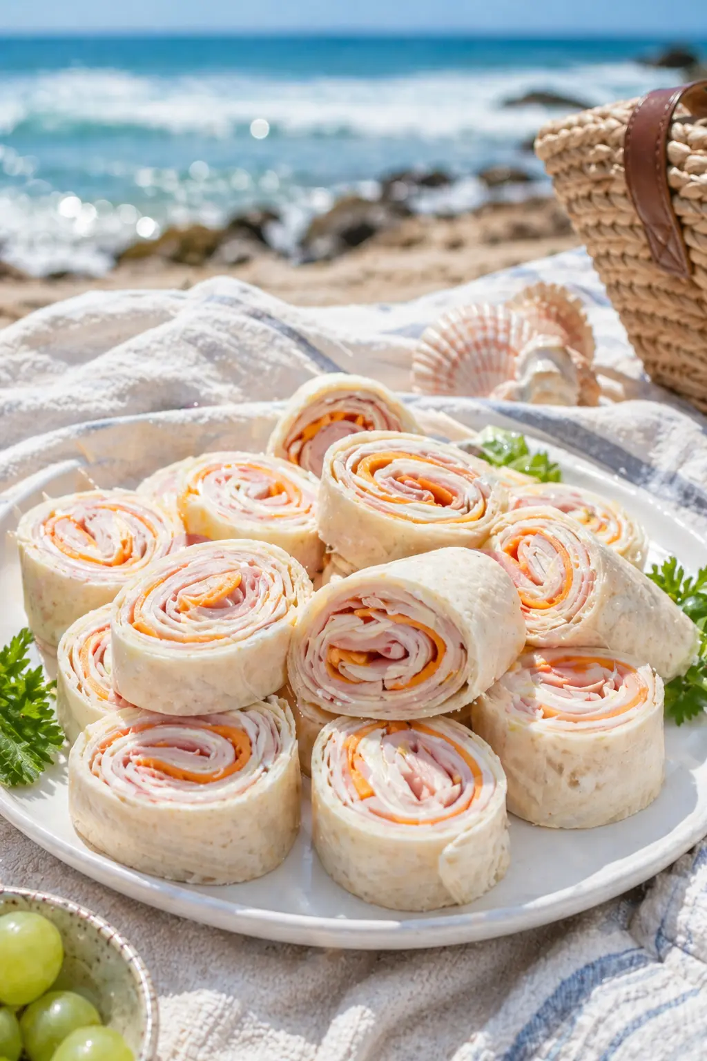 Turkey and Cheese Roll-Ups