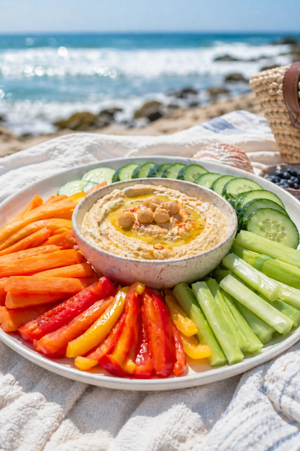 Veggie Sticks with Hummus