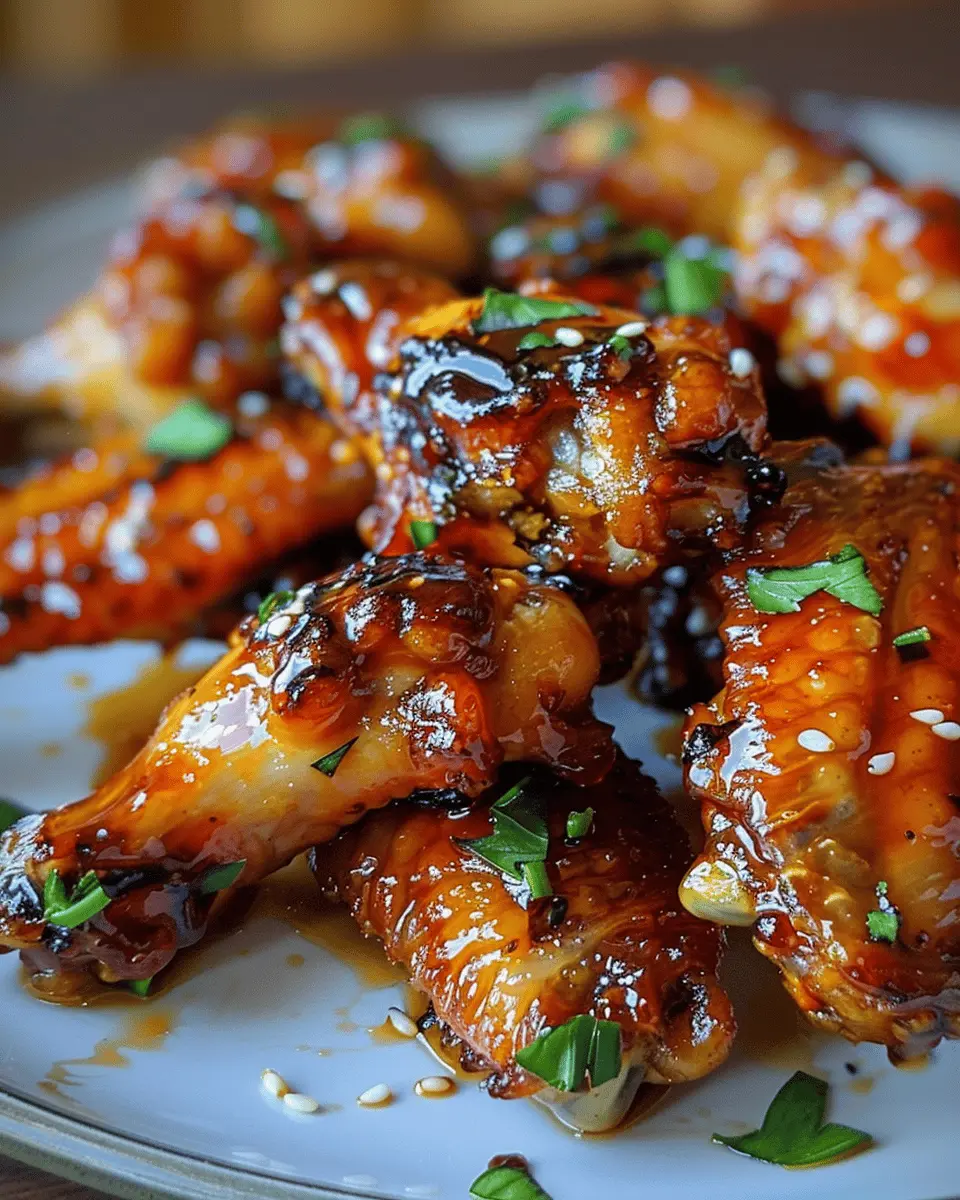 BEST Sticky Pineapple Wings